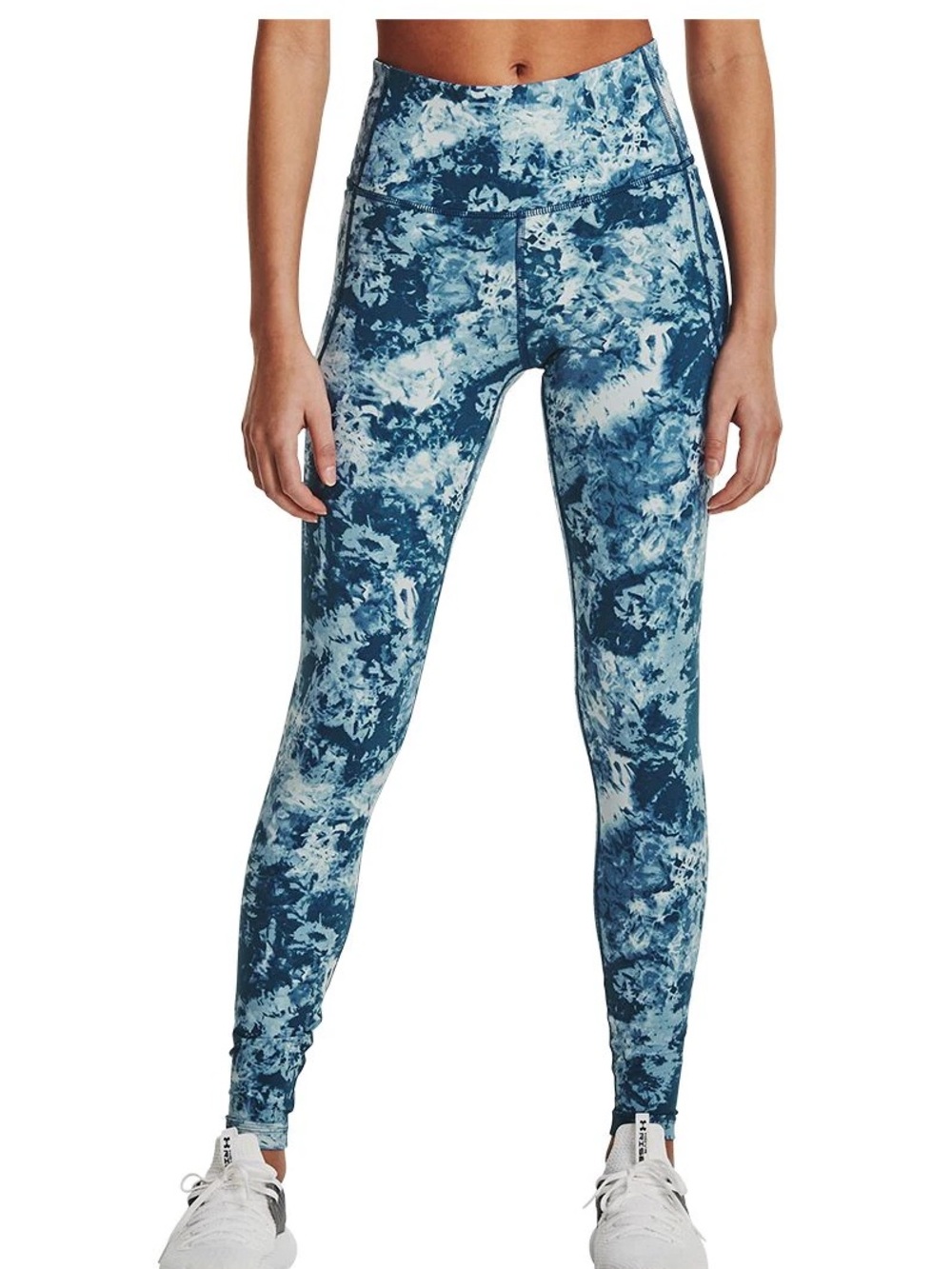 Under Armour Meridian Blue Tie-Dye High-Rise Active Leggings Woman’s M | NWT